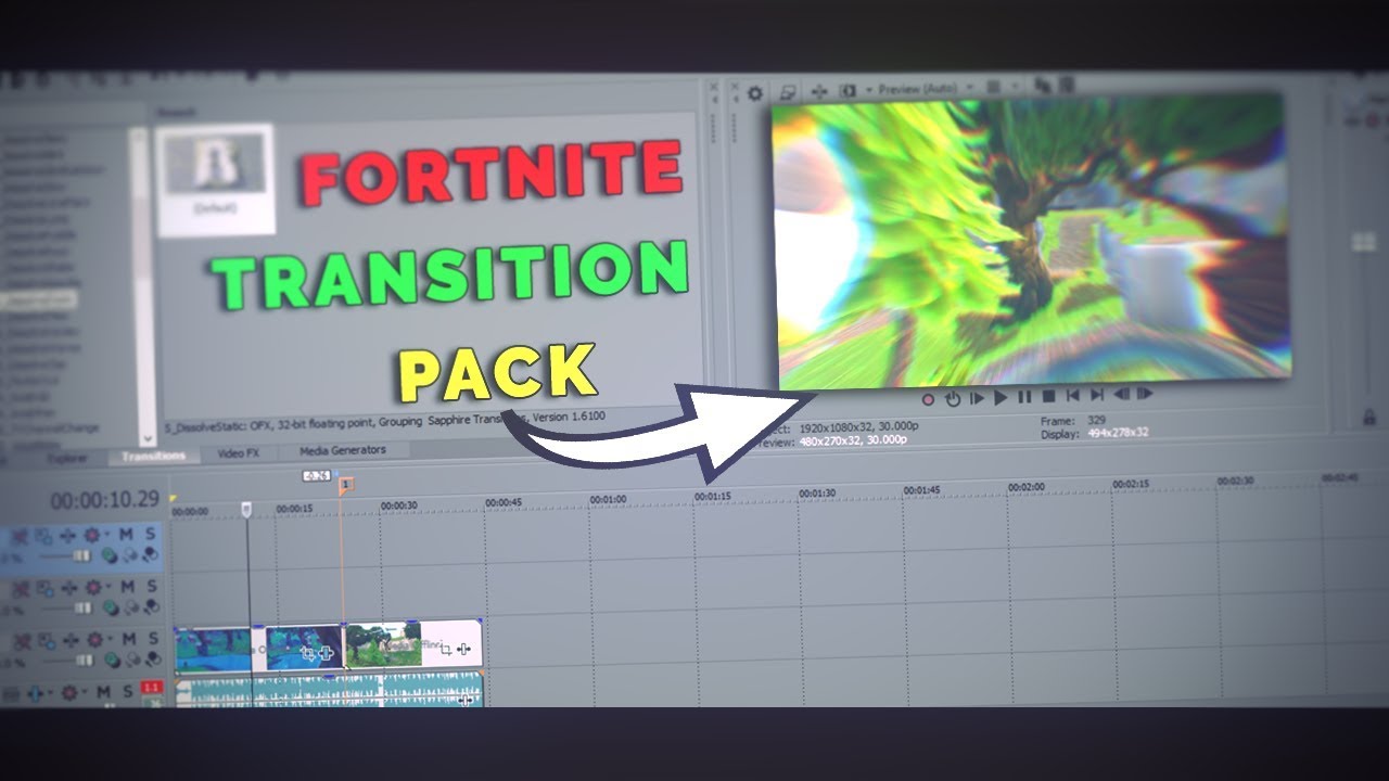 sony vegas transition effects